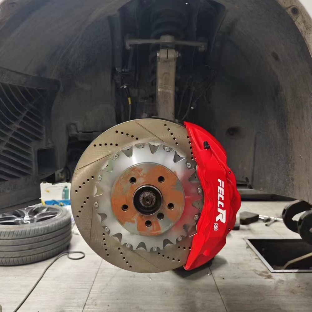 FECCR Front 6 Piston Caliper R - đánh giá và giá Forged Front Brake Caliper 4 Piston